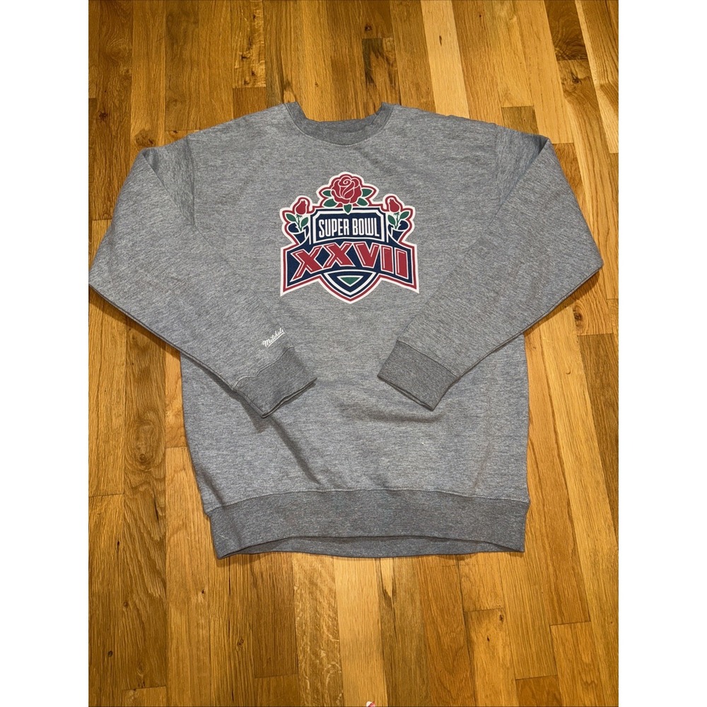 Retro Vtg Super Bowl XXVII Dallas Cowboys 1992 Sweatshirt Mitchell & Ness Sz‎ L